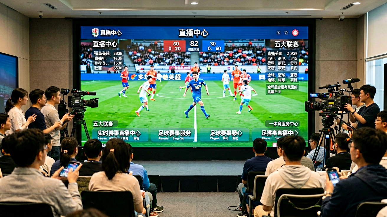 333体育直播中心界面展示，多场赛事同时直播，实时比分和数据叠加显示